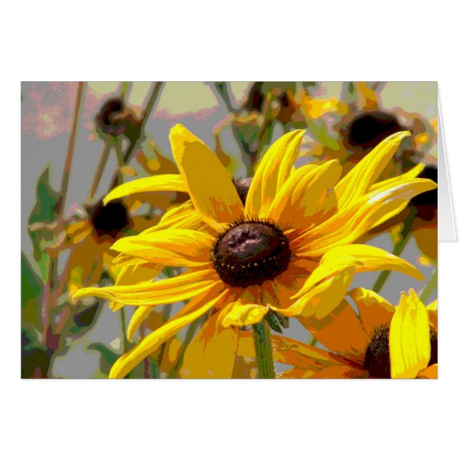 Flower Hälsningskort (Framsidan Horizontal)