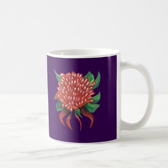 Flower Hand plockade Waratah Kaffemugg (Höger)