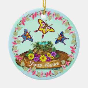 Flower Hat Bird Nest ornament