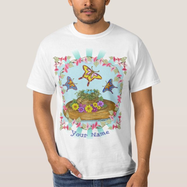 Flower Hat Nest t-shirt (Framsida)