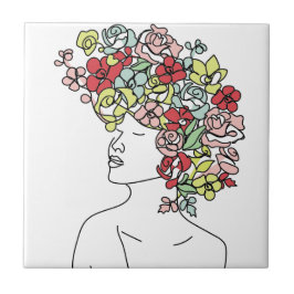 Flower Head Tile Lulu Kakelplatta
