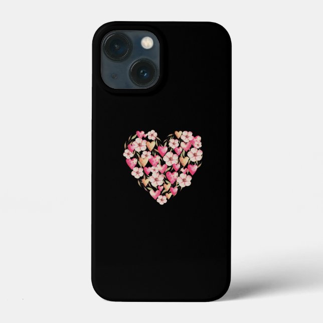 Flower Heart iphone case (Baksida)