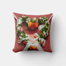 Flower Heart WAN Valentine Pillow