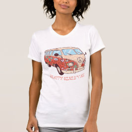 Flower Hippie Van T Shirt