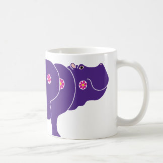 flower hippo kaffemugg