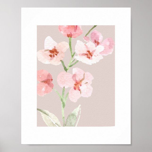 FLOWER HOME WALL ART POSTER (Framsidan)