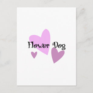 Flower Hund Vykort