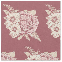 Flower Illustration-tyg Tyg