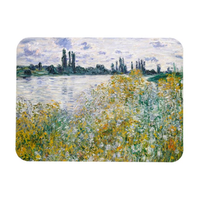Flower Island nära Vétheuil, Monet Magnet (Horisontell)