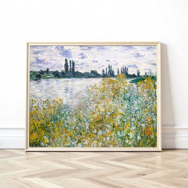Flower Island nära Vétheuil, Monet Poster (Skapare uppladdad)