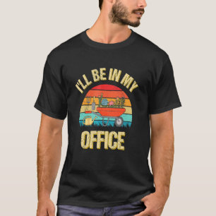 Flower jag ska vara på mitt kontor Garden Distress T Shirt
