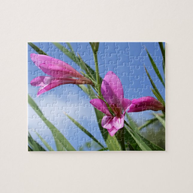 Flower Jigszle Puzzle Pussel (Horisontell)