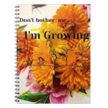 Flower Journal "Bred mig inte, jag växer"
