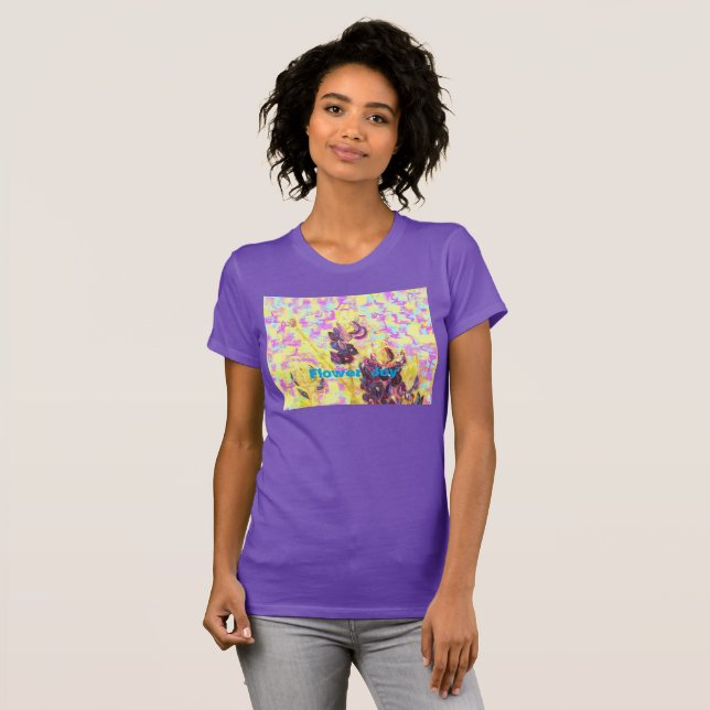 Flower Joy T Shirt (Hel framsida)