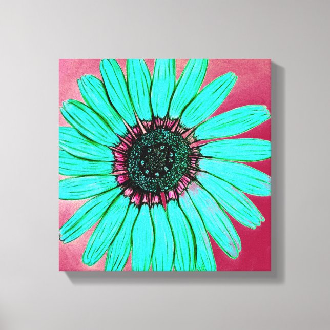 Flower Kanvastryck, vackert handskiss Canvastryck (Framsida)