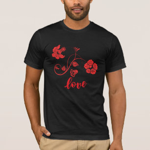 Flower Kärlek T Shirt