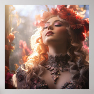 Flower Krona Dam Poster