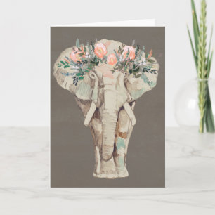 Flower Krona Elephant II Kort