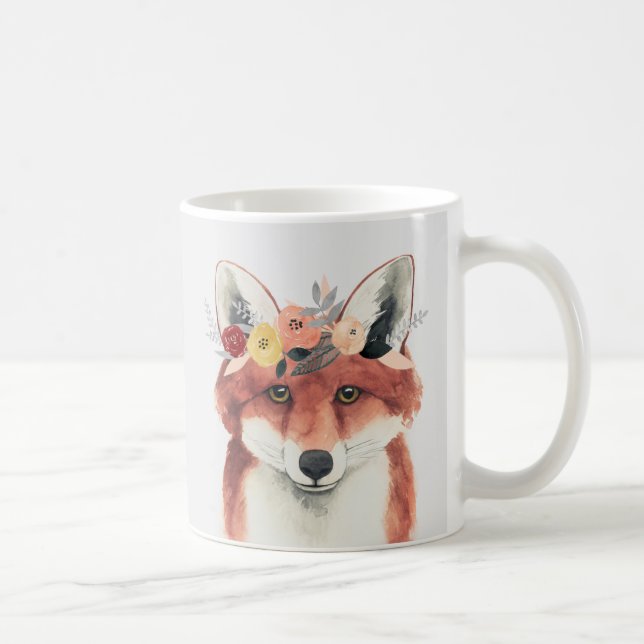 Flower Krona Forester Fox Kaffemugg (Höger)
