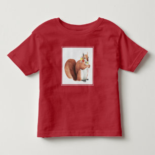 Flower Krona Forester Squirrel T Shirt