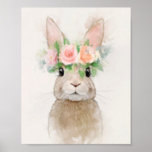 Flower Krona Porträtt Poster