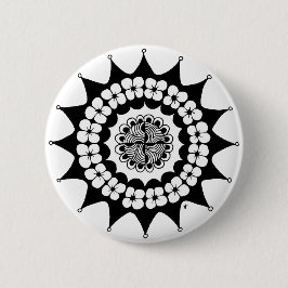 Flower Krona Zen Mandala Knapp