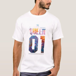 Flower Kung och Queen 01 T Shirt
