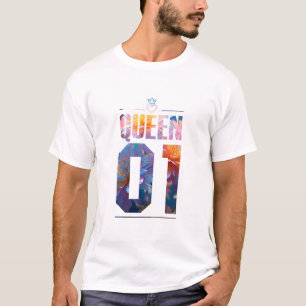 Flower Kung och Queen 01 T Shirt