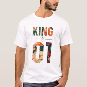 Flower Kung och Queen 01 T Shirt