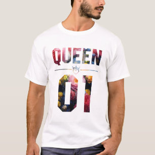 Flower Kung och Queen 01 T Shirt