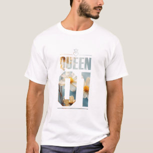 Flower Kung och Queen 01 T Shirt