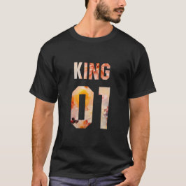 Flower Kung och Queen 01 T Shirt