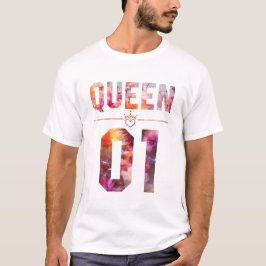 Flower Kung och Queen 01 T Shirt