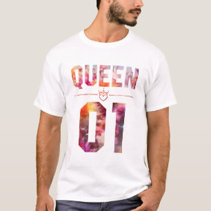 Flower Kung och Queen 01 T Shirt