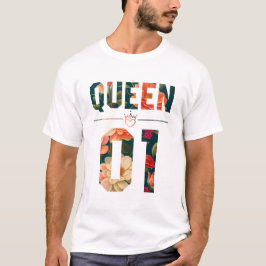 Flower Kung och Queen 01 T Shirt