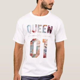 Flower Kung och Queen 01 T Shirt