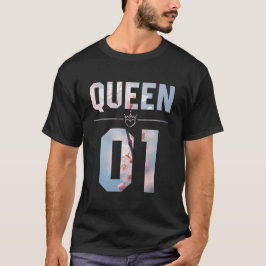 Flower Kung och Queen 01 T Shirt