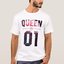 Flower Kung och Queen 01 T Shirt
