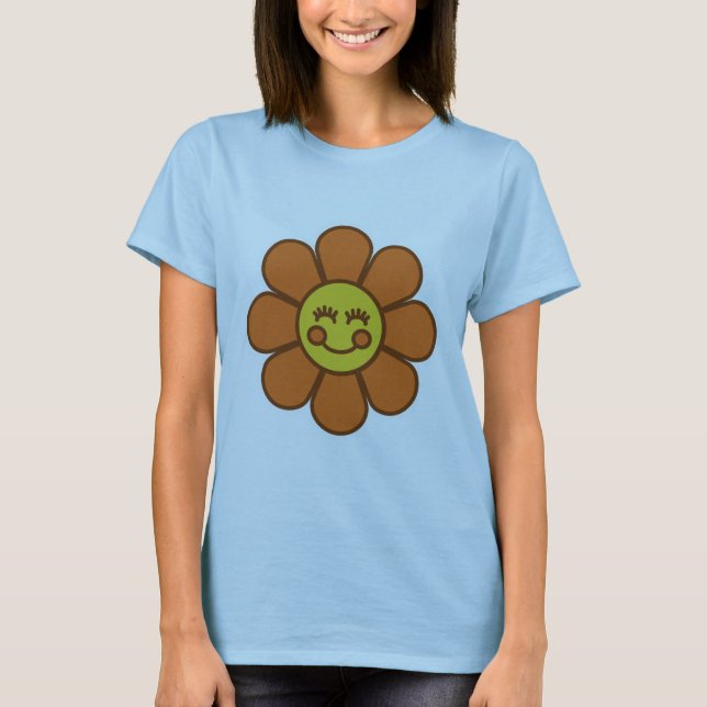 Flower Ladies Baby Doll (Passform) Tee (Framsida)