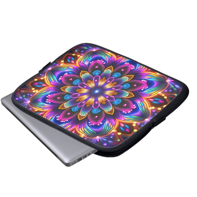 Flower Laptop Fodral (Framre botten)