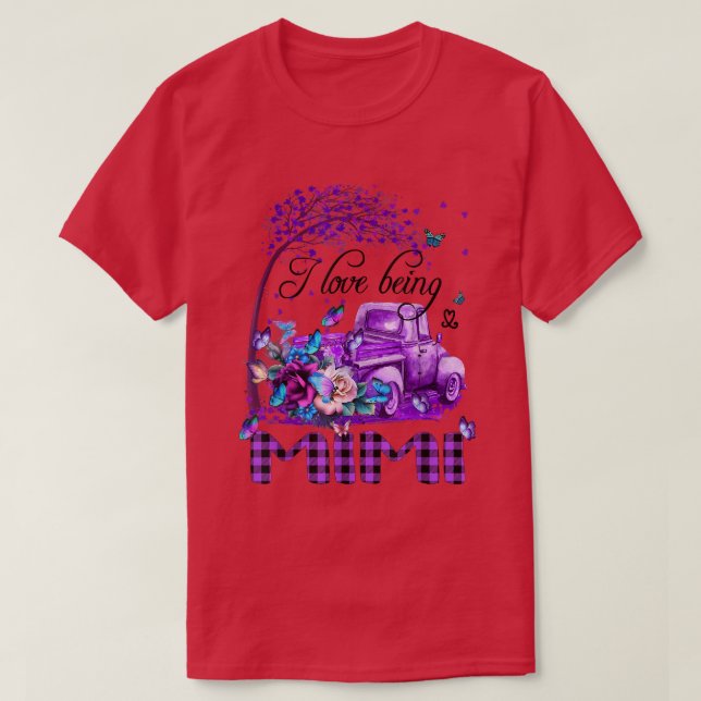 Flower Lastbil I Kärlek T Shirt (Design framsida)