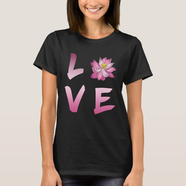 Flower Love Incredible Flower Gardener Flower Lady T Shirt (Framsida)