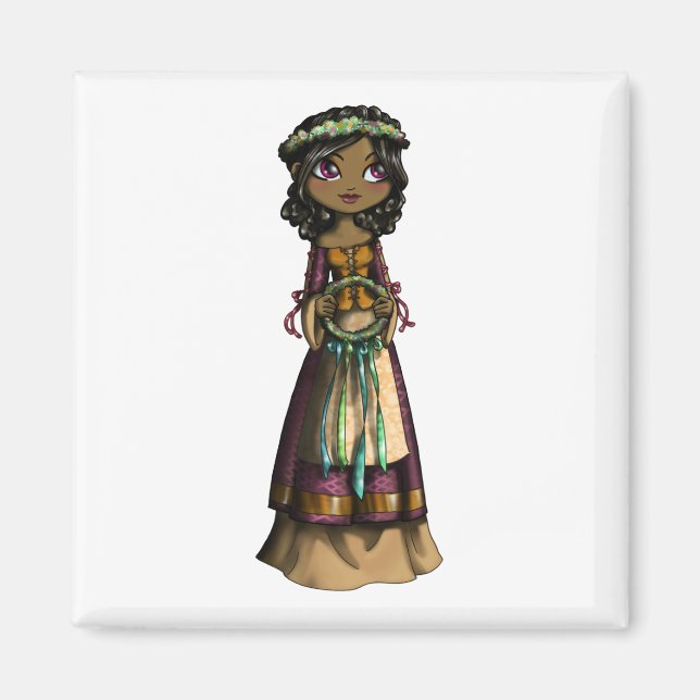 Flower Maiden Magnet (Framsidan)