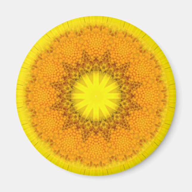 Flower Mandala 02 Magnet (Framsidan)