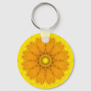 Flower Mandala 04 Nyckelring