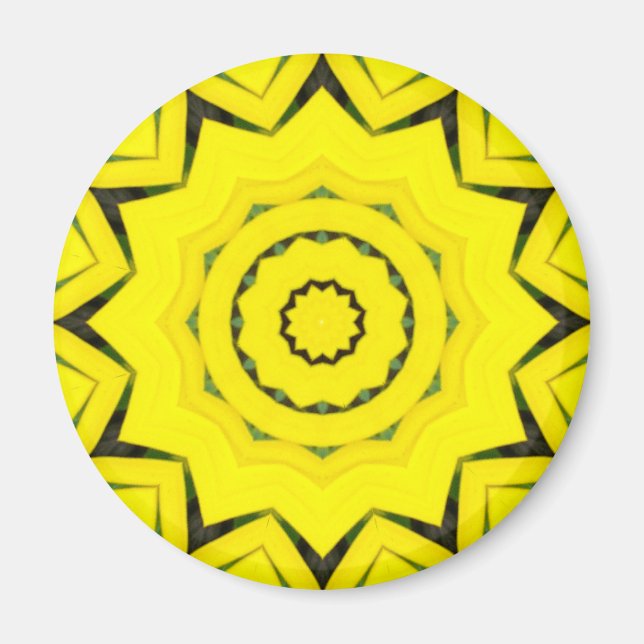 Flower Mandala 08 Magnet (Framsidan)