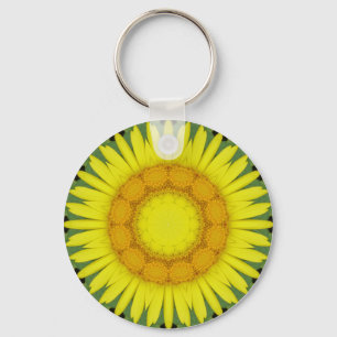 Flower Mandala 09 Nyckelring