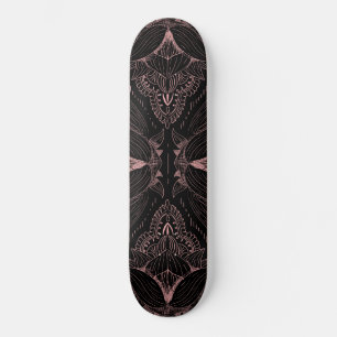 Flower Mandala 2 Mini Skateboard Bräda 18,5 Cm