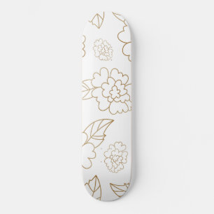 Flower Mandala 2 Mini Skateboard Bräda 18,5 Cm