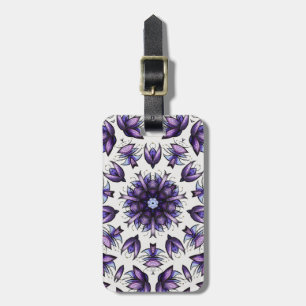 Flower Mandala Abstrakt Kaleidoscopic Mönster Bagagebricka